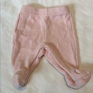 “Bundle 10/$13” my Citizen premié newborn Pink Waffle Knit Baby girl Footie pant
